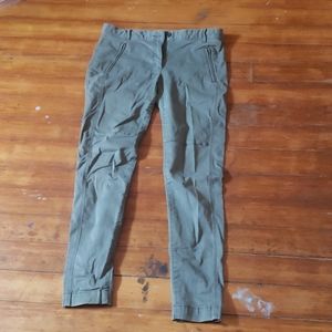 Green women's cargo pants